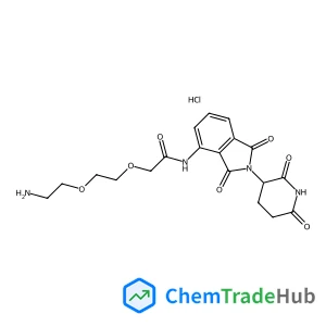 2-[2-(2-Aminoethoxy)ethoxy]-N-[2-(2,6-dioxo-3-piperidinyl)-1,3-dioxo-2,3-dihydro-1H-isoindol-4-yl]acetamide hydrochloride (1:1)