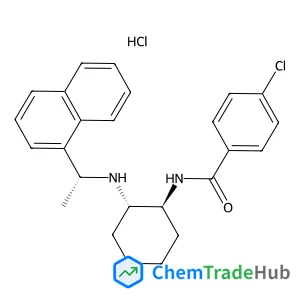 4-Chloro-N-[(1S,2S)-2-{[(1R)-1-(1-naphthyl)ethyl]amino}cyclohexyl]benzamide hydrochloride (1:1)