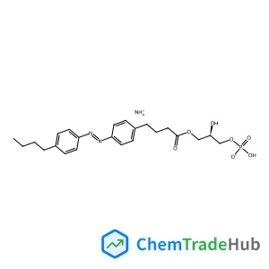 Ammonium (2R)-3-[(4-{4-[(E)-(4-butylphenyl)diazenyl]phenyl}butanoyl)oxy]-2-hydroxypropyl hydrogen phosphate
