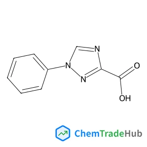 1-Phenyl-1H-1,2,4-triazole-3-carboxylic acid structure