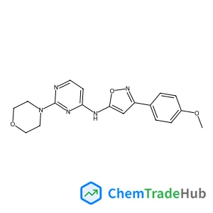 N-[3-(4-Methoxyphenyl)-1,2-oxazol-5-yl]-2-(4-morpholinyl)-4-pyrimidinamine