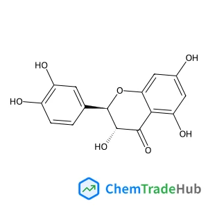 (2R,3R)-2-(3,4-Dihydroxyphenyl)-3,5,7-trihydroxy-2,3-dihydro-4H-chromen-4-one (2R,3R)-2-(3,4-Dihydroxyphenyl)-3,5,7-trihydroxy-2,3-dihydro-4H-chromen-4-one