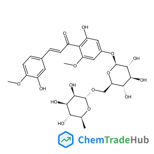 3-Hydroxy-4-[3-(3-hydroxy-4-methoxyphenyl)acryloyl]-5-methoxyphenyl 6-O-(6-deoxy-alpha-L-mannopyranosyl)-beta-D-glucopyranoside