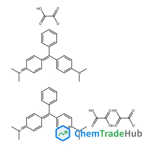 4-{[4-(Dimethylamino)phenyl](phenyl)methylene}-N,N-dimethyl-2,5-cyclohexadien-1-iminium chloride - ethanedioic acid (1:1:1)