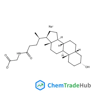 Sodium {[(3alpha,5beta)-3-hydroxy-24-oxocholan-24-yl]amino}acetate