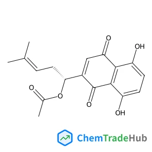 (1R)-1-(5,8-Dihydroxy-1,4-dioxo-1,4-dihydro-2-naphthalenyl)-4-methyl-3-penten-1-yl acetate