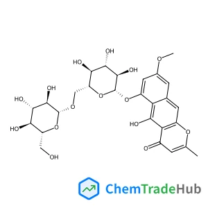 5-Hydroxy-8-methoxy-2-methyl-4-oxo-4H-benzo[g]chromen-6-yl 6-O-beta-D-glucopyranosyl-beta-D-glucopyranoside