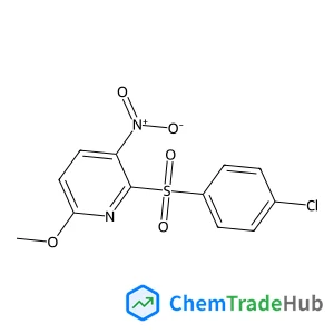 2-[(4-Chlorophenyl)sulfonyl]-6-methoxy-3-nitropyridine