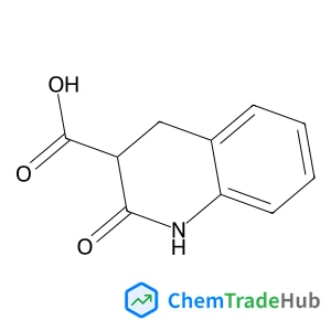 2-Oxo-1,2,3,4-tetrahydro-3-quinolinecarboxylic acid structure 2-Oxo-1,2,3,4-tetrahydro-3-quinolinecarboxylic acid structure