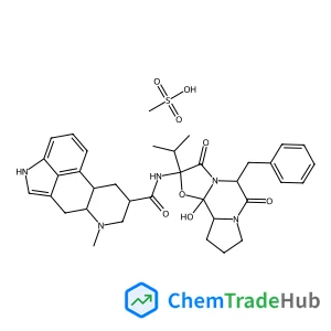 (5'alpha,10alpha)-5'-Benzyl-12'-hydroxy-2'-isopropyl-3',6',18-trioxo-9,10-dihydroergotaman methanesulfonate (1:1)