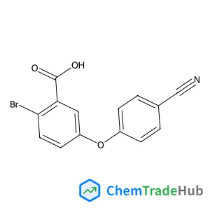 2-Bromo-5-(4-cyanophenoxy)benzoic acid