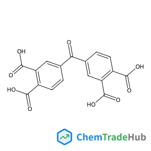 Benzophenonetetracarboxylic acid structure