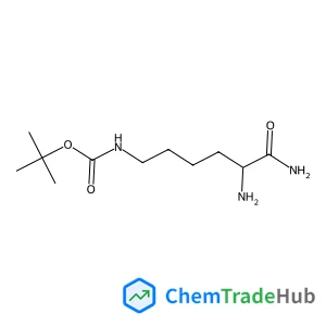 Carbamic acid, N-[(5S)-5,6-diamino-6-oxohexyl]-, 1,1-dimethylethyl ester