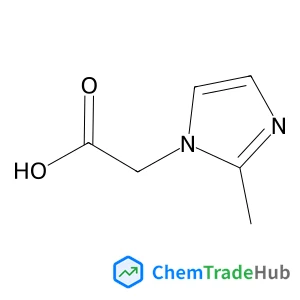 (2-Methyl-1H-imidazol-1-yl)acetic acid structure