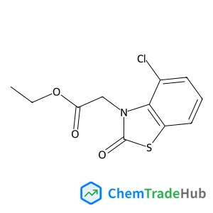 3(2H)-Benzothiazoleacetic acid, 4-chloro-2-oxo-, ethyl ester