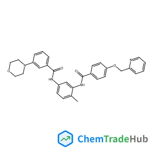 N-(4-Methyl-3-{[4-(2-pyridinylmethoxy)benzoyl]amino}phenyl)-3-(4-morpholinyl)benzamide
