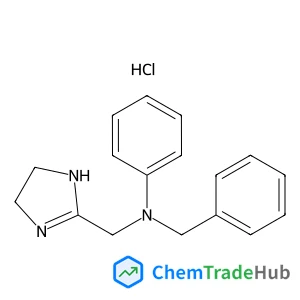 N-Benzyl-N-(4,5-dihydro-1H-imidazol-2-ylmethyl)aniline hydrochloride (1:1)
