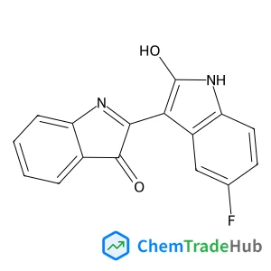 5'-Fluoro-[2,3'-biindolinylidene]-2',3-dione structure