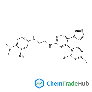 N~6~-(2-{[4-(2,4-Dichlorophenyl)-5-(1H-imidazol-1-yl)-2-pyrimidinyl]amino}ethyl)-3-nitro-2,6-pyridinediamine