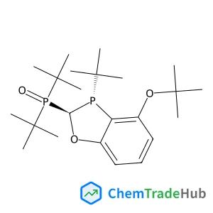 ((2R,3R)-4-(Tert-butoxy)-3-(tert-butyl)-2,3-dihydrobenzo[d][1,3]oxaphosphol-2-yl)di-tert-butylphosphine oxide