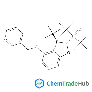 ((2R,3R)-4-(benzyloxy)-3-(tert-butyl)-2,3-dihydrobenzo[d][1,3]oxaphosphol-2-yl)di-tert-butylphosphine oxide