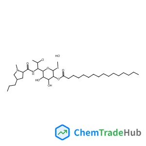 Methyl (5R)-5-[(1S,2S)-2-chloro-1-{[(4R)-1-methyl-4-propyl-L-prolyl]amino}propyl]-2-O-palmitoyl-1-thio-beta-L-arabinopyranoside hydrochloride (1:1)