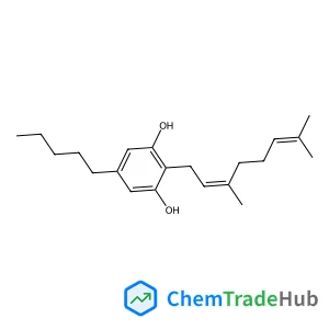 2-[(2E)-3,7-Dimethyl-2,6-octadien-1-yl]-5-pentyl-1,3-benzenediol