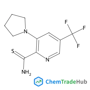 3-(1-Pyrrolidinyl)-5-(trifluoromethyl)-2-pyridinecarbothioamide