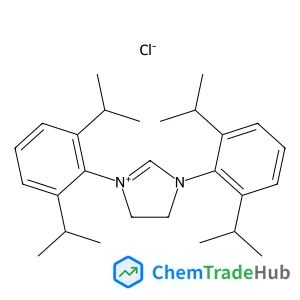 1,3-bis[2,6-bis(propan-2-yl)phenyl]-4,5-dihydro-3H-1lambda5-imidazol-1-ylium chloride