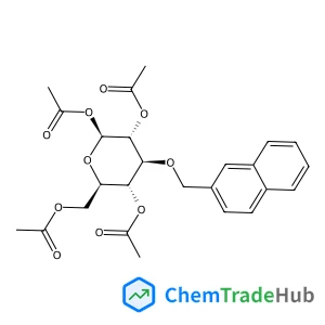 β-D-Glucopyranose, 3-O-(2-naphthalenylmethyl)-, tetraacetate (9CI)