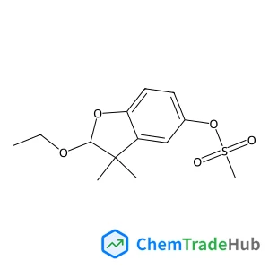 2-Ethoxy-3,3-dimethyl-2,3-dihydro-1-benzofuran-5-yl methanesulfonate