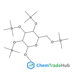 Methyl 2,3,4,6-tetrakis-O-(trimethylsilyl)-alpha-D-glucopyranoside