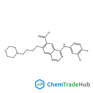 N-(3-Chloro-4-fluorophenyl)-7-[3-(4-morpholinyl)propoxy]-6-nitro-4-quinazolinamine