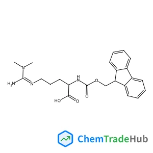 N~5~-(N,N-Dimethylcarbamimidoyl)-N~2~-[(9H-fluoren-9-ylmethoxy)carbonyl]-L-ornithine