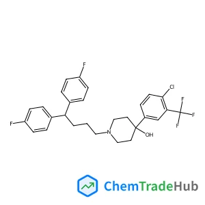 1-[4,4-Bis(4-fluorophenyl)butyl]-4-[4-chloro-3-(trifluoromethyl)phenyl]-4-piperidinol