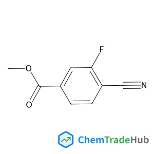 Methyl 4-cyano-3-fluorobenzoate structure Methyl 4-cyano-3-fluorobenzoate structure