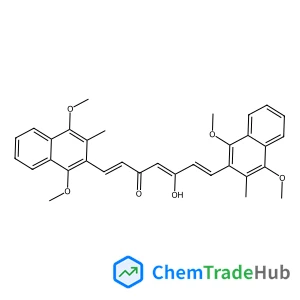 (1E,4Z,6E)-1,7-bis(1,4-dimethoxy-3-methylnaphthalen-2-yI)-5-hydroxyhepta-1,4,6-trien-3-one