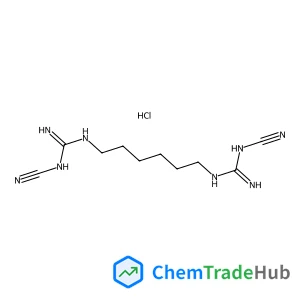 1,1'-(1,6-Hexanediyl)bis(3-cyanoguanidine) hydrochloride (1:1)