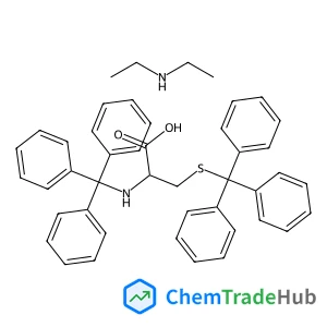 Trt-Cys(Trt)-OH DEA structure Trt-Cys(Trt)-OH DEA structure