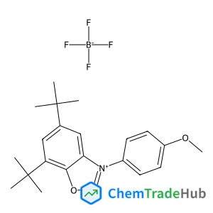 3-(4-Methoxyphenyl)-5,7-bis(2-methyl-2-propanyl)-1,3-benzoxazol-3-ium tetrafluoroborate