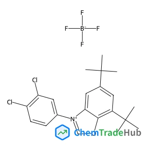 3-(3,4-Dichlorophenyl)-5,7-bis(2-methyl-2-propanyl)-1,3-benzoxazol-3-ium tetrafluoroborate