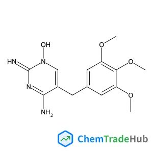 1-Hydroxy-2-imino-5-[(3,4,5-trimethoxyphenyl)methyl]pyrimidin-4-amine