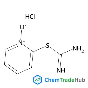 1-Oxido-2-pyridinyl carbamimidothioate hydrochloride (1:1)