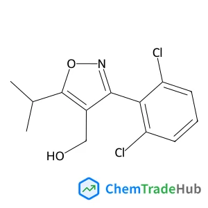 [3-(2,6-Dichlorophenyl)-5-isopropyl-1,2-oxazol-4-yl]methanol structure