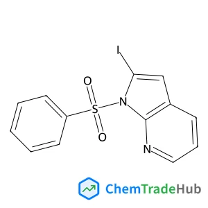 2-Iodo-1-(phenylsulfonyl)-1H-pyrrolo[2,3-b]pyridine