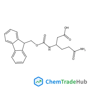 (3S)-6-Amino-3-{[(9H-fluoren-9-ylmethoxy)carbonyl]amino}-6-oxohexanoic acid