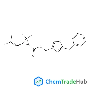 (5-Benzyl-3-furyl)methyl (1R,3R)-2,2-dimethyl-3-(2-methyl-1-propen-1-yl)cyclopropanecarboxylate