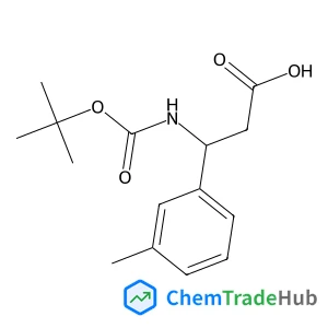 3-(3-Methylphenyl)-3-({[(2-methyl-2-propanyl)oxy]carbonyl}amino)propanoic acid