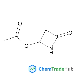 4-Oxo-2-azetidinyl acetate