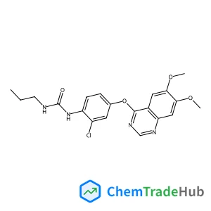 Urea, N-[2-chloro-4-[(6,7-dimethoxy-4-quinazolinyl)oxy]phenyl]-N'-propyl-